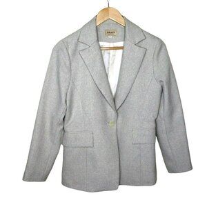 BRASS Made in Italy Women's Beige Single Button Lined Blazer Jacket‎ | Size XL